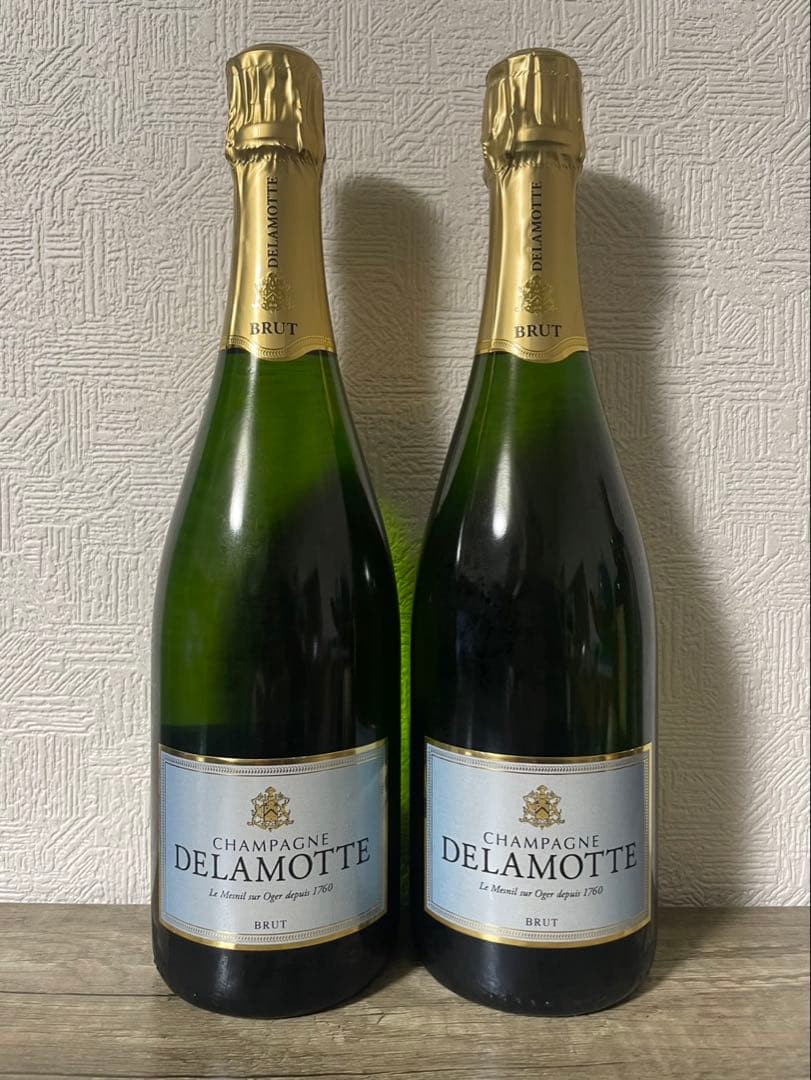 DELAMOTTE ブリュットシャンパン 750ml お得な2本セット