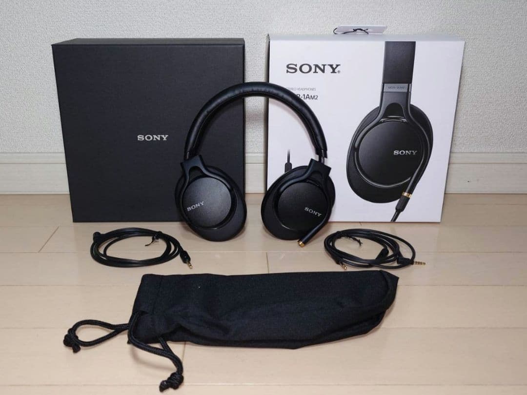 美品 SONY MDR-1AM2 ヘッドホン 付属品完備 完動品 生産完了品