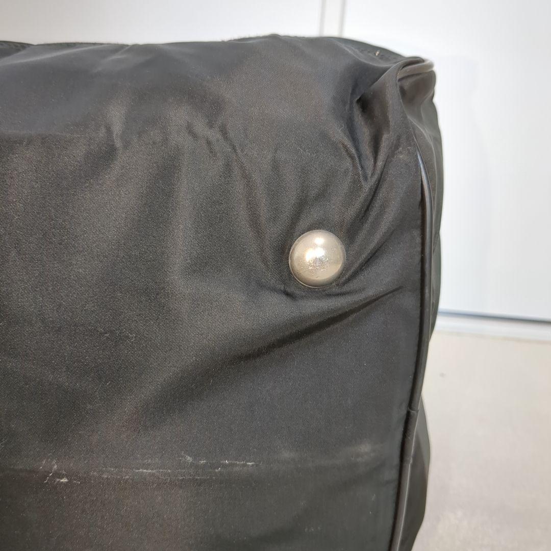 美品 PRADA ボストンバッグ 2way ブラック 三角ロゴ テスートナイロン