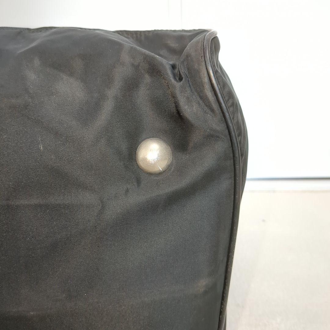 美品 PRADA ボストンバッグ 2way ブラック 三角ロゴ テスートナイロン