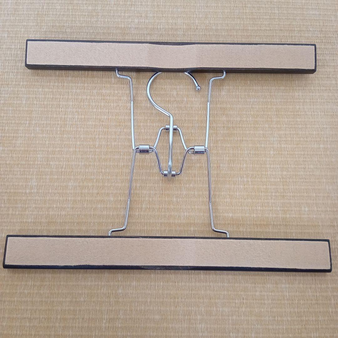 ナカタハンガー 4本 　　　　　　　スモークブラウン