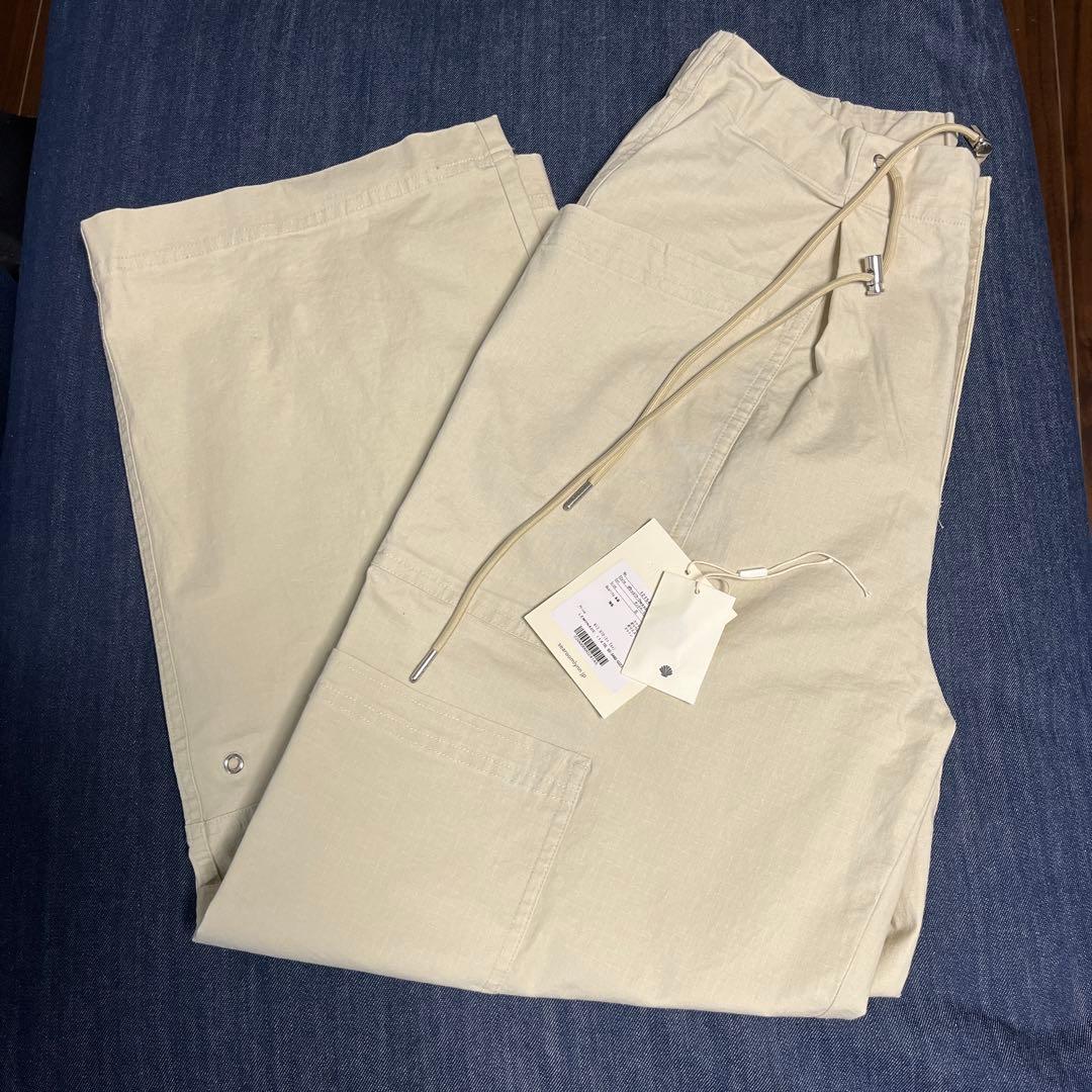 searoomlyn ポケットワークwashボリュームパンツ サンドベージュS