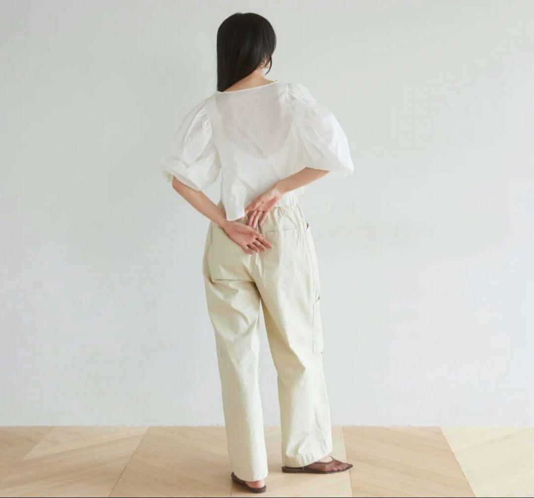 searoomlyn ポケットワークwashボリュームパンツ サンドベージュS