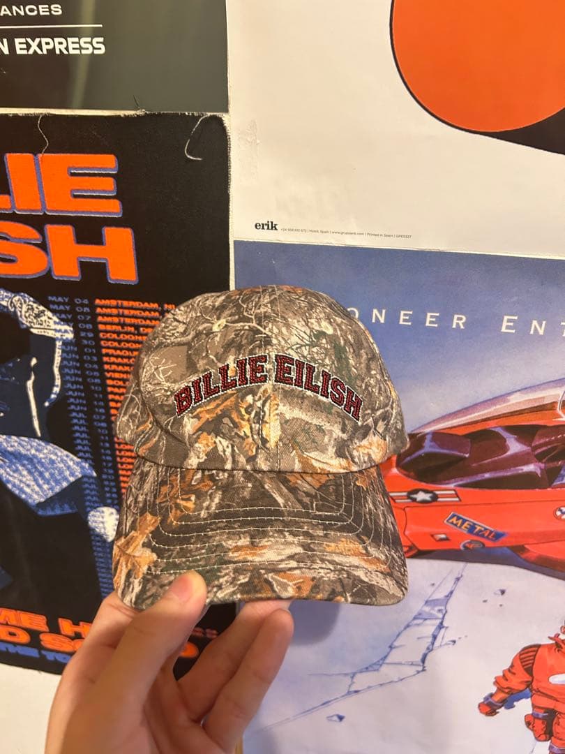 Billie Eilish ツリーカモ　キャップ