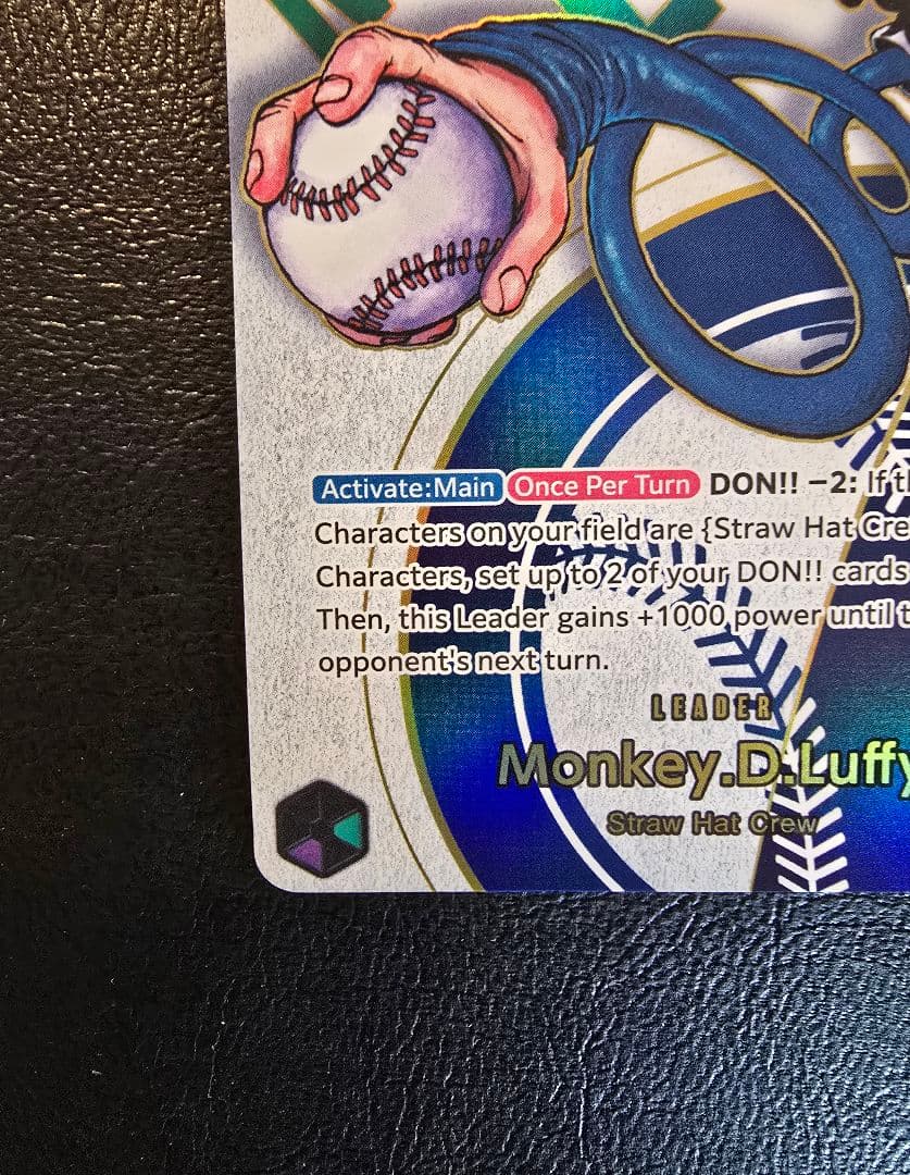 美品　希少　ドジャース ルフィ ワンピースカード 正規品