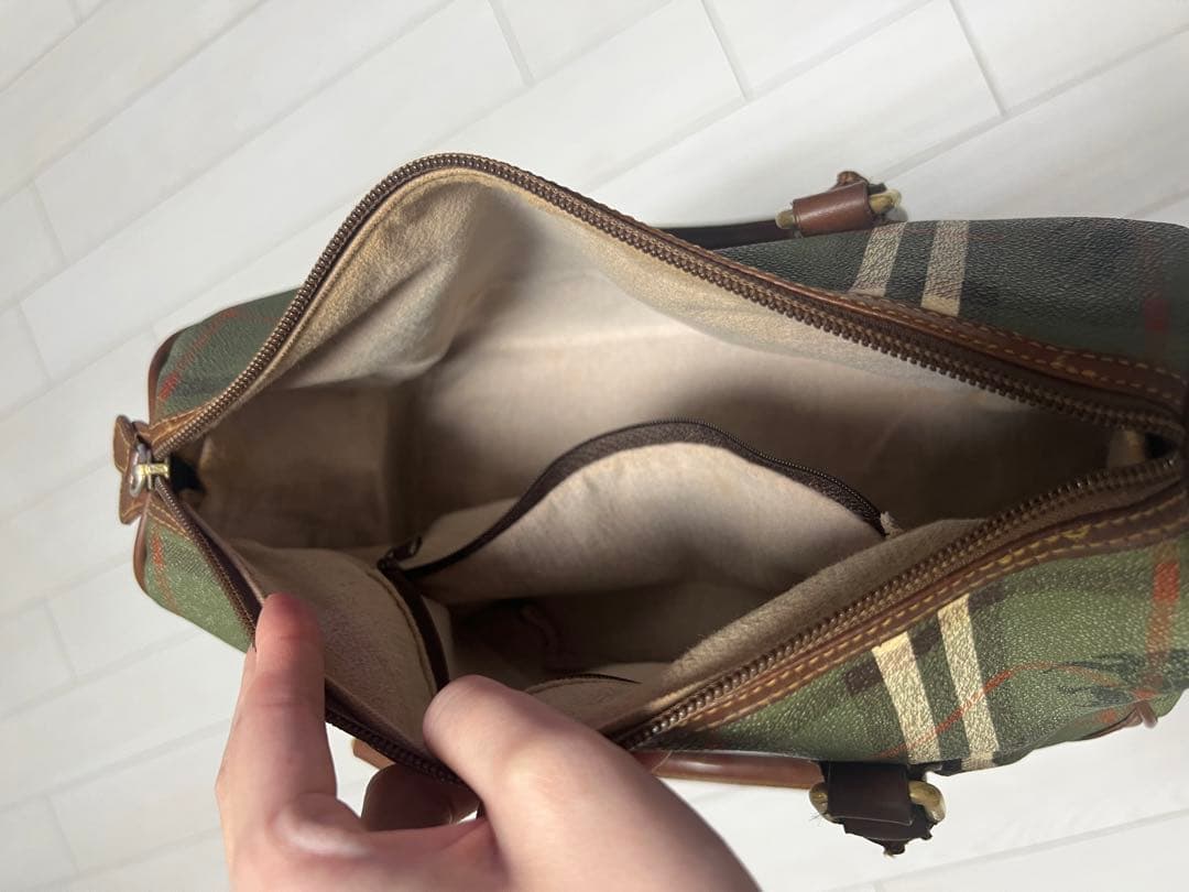 バーバリーBurberryボストンハンドルバック