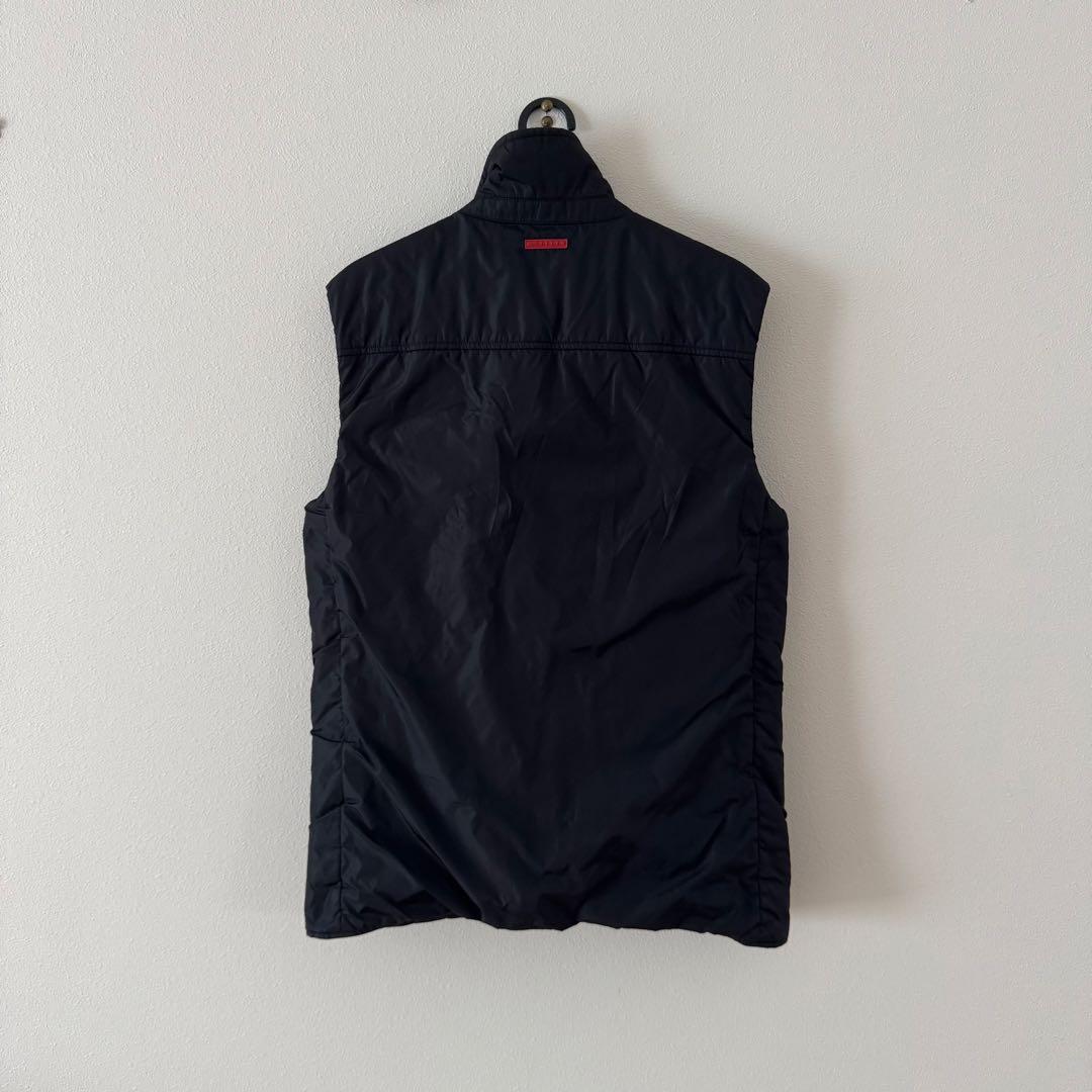【prada】nylon puff vest サイズS