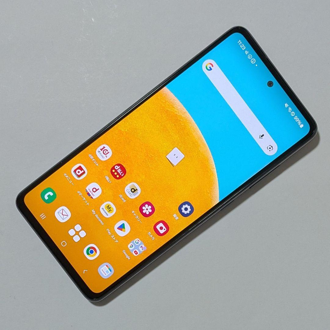 Galaxy A52 5G SC-53B ブラック ドコモ SIMロック解除品