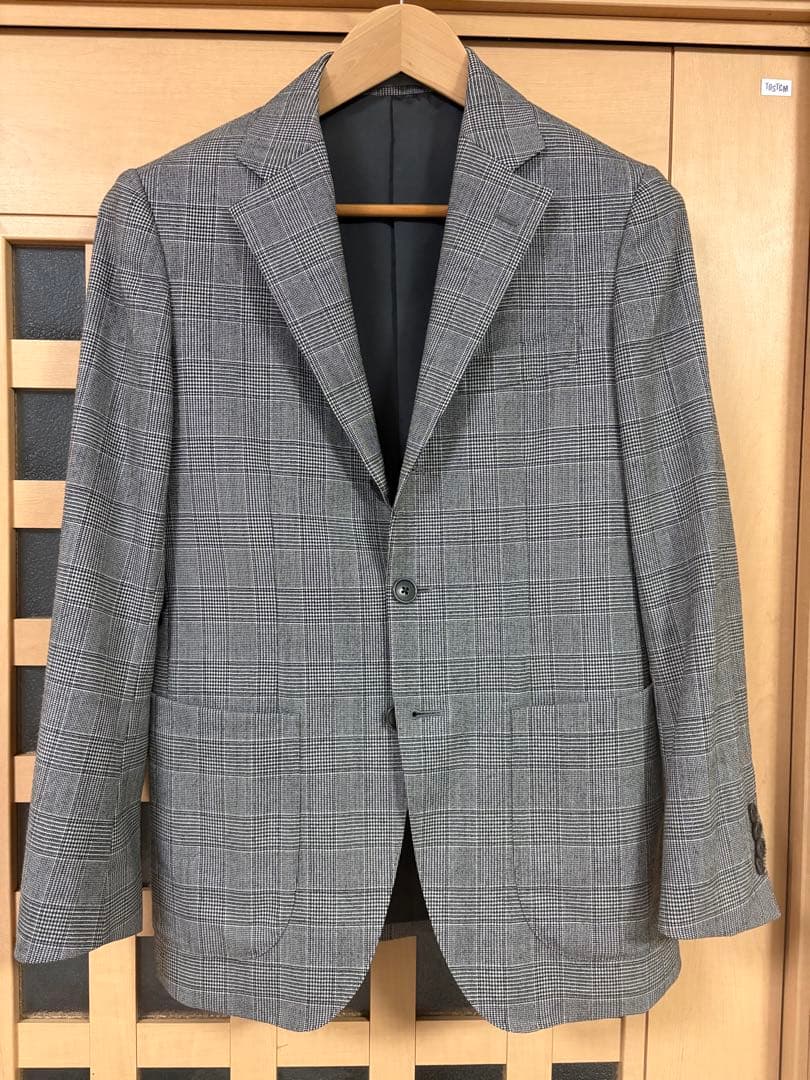 メーカーズシャツ鎌倉　ジャケット　グレー系チェック