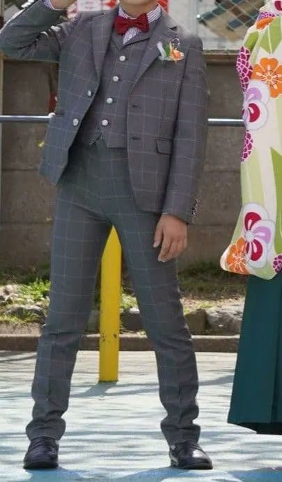 グレー スーツ ９点セット 140cm