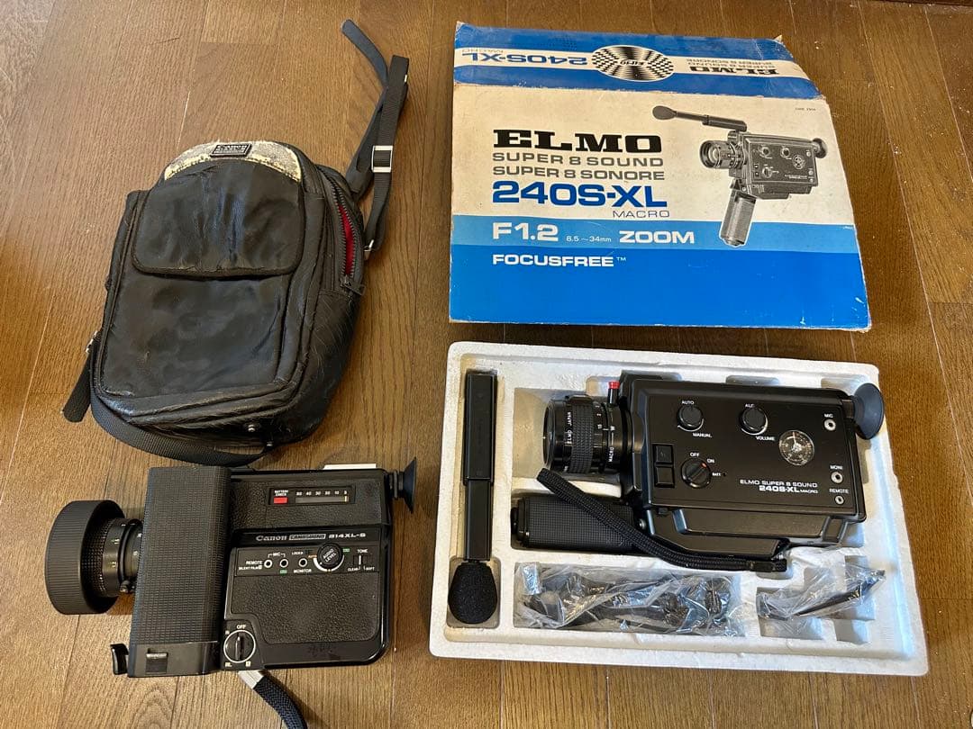 映像自主制作 8mm セット CANON514XL-S ELMO 240S-XL