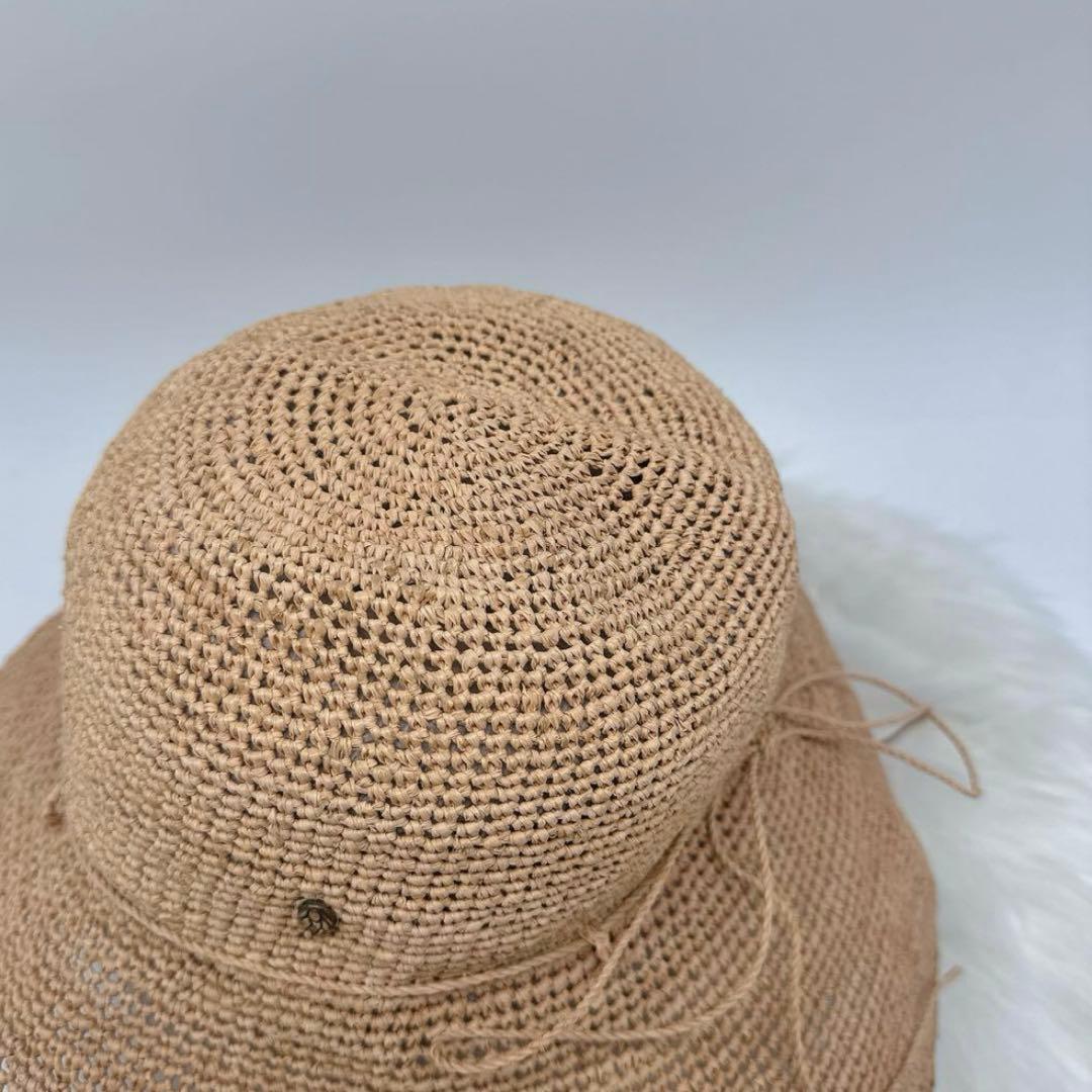 美品✨ ヘレンカミンスキー ラフィア ハット ナチュラル プロバンス12
