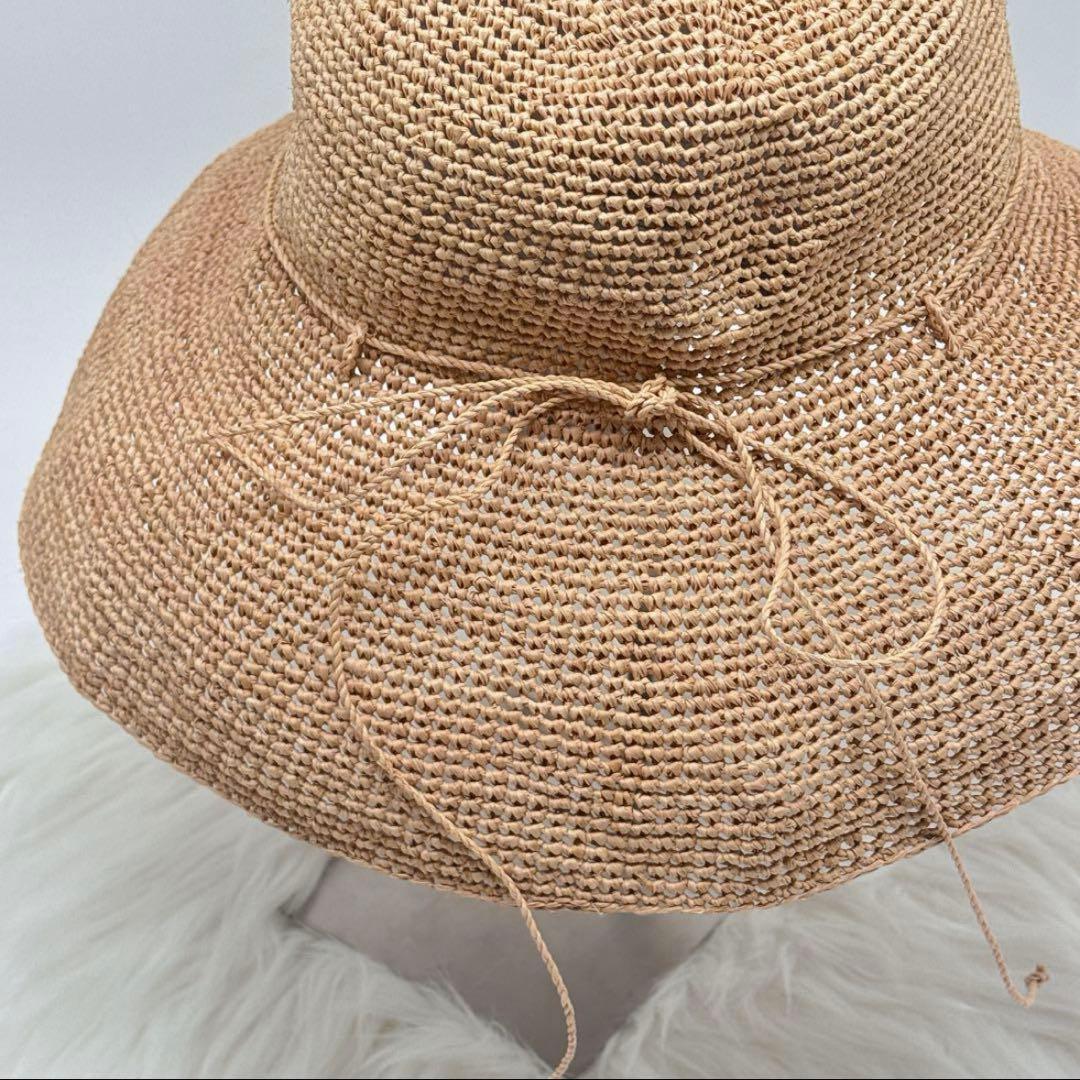 美品✨ ヘレンカミンスキー ラフィア ハット ナチュラル プロバンス12