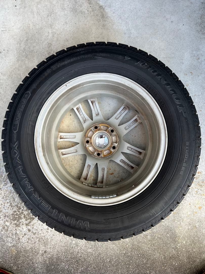 ダンロップ 215/65R16 スタッドレスタイヤ・ホイールセット（引取り可）