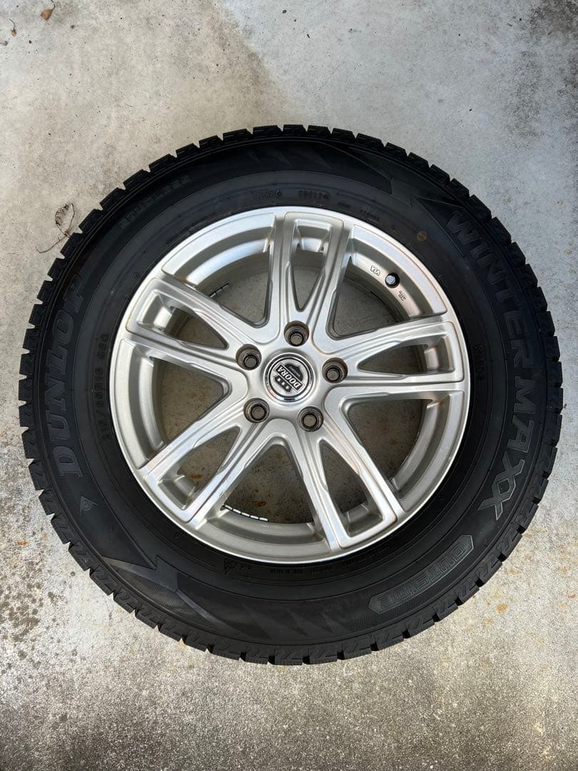 ダンロップ 215/65R16 スタッドレスタイヤ・ホイールセット（引取り可）