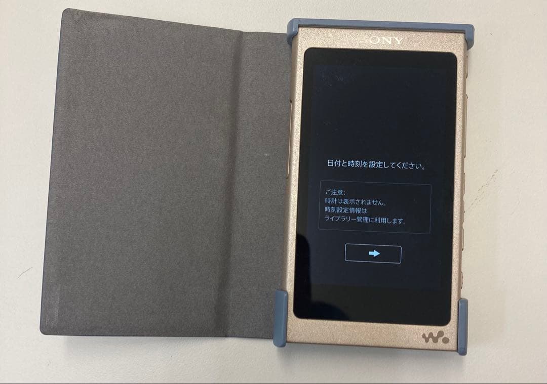 SONY NW-A45 ゴールド デジタルオーディオプレーヤー　充電・カバー付き