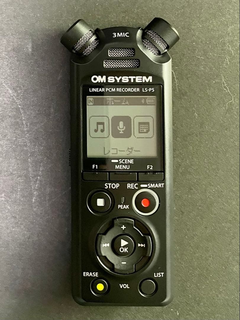 オリンパス LS-P5 OM SYSTEM ハイレゾ対応リニアPCMレコーダー