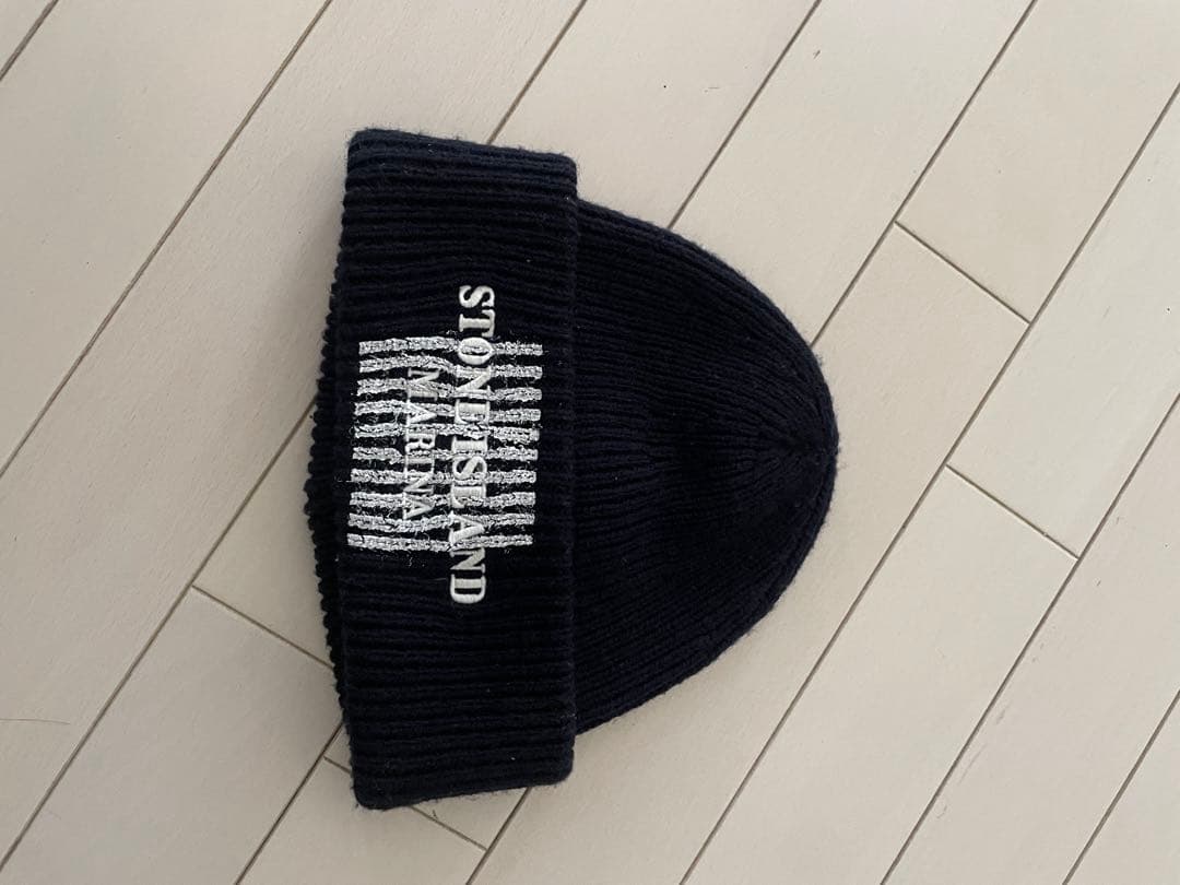 STONE  ネイビー ニット帽