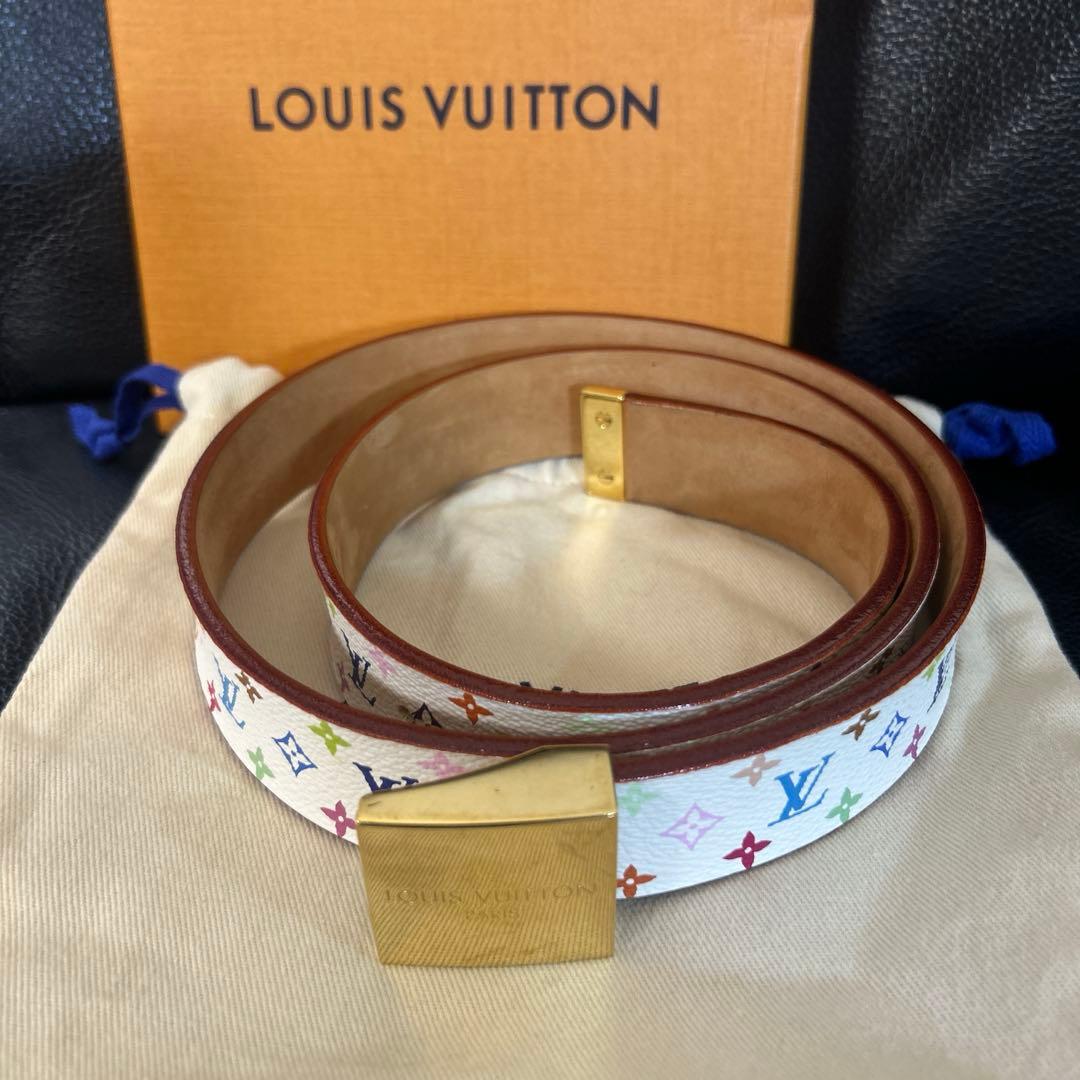 ルイヴィトン　モノグラム　マルチカラー　サンチュールキャレベルト
