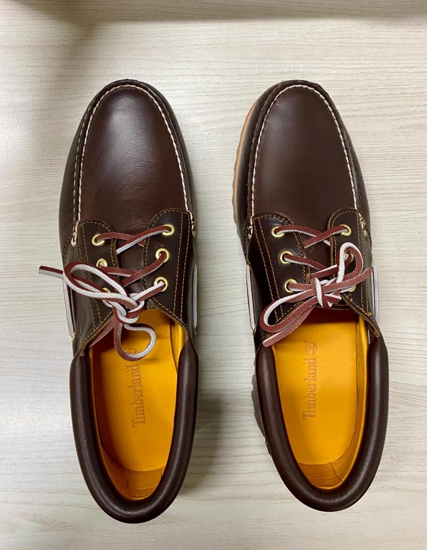 新品未使用　Timberland ブラウン レザー ローファー　28.5サイズ