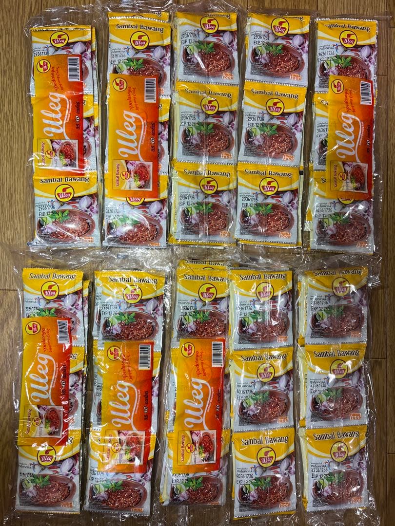 SEN専用 インドネシア チリ ULEG サンバル 1400袋 (140セット)