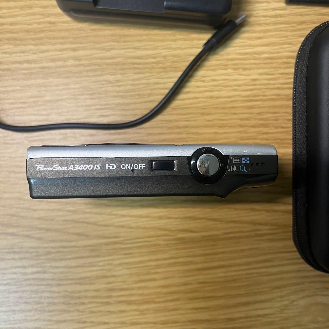 【予備バッテリー付】Canon デジカメ PowerShot A3400IS