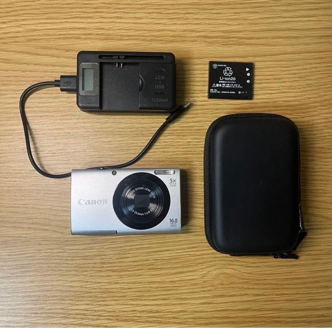 【予備バッテリー付】Canon デジカメ PowerShot A3400IS