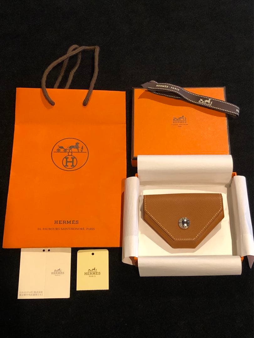 【 新品 】HERMES エルメス ケース ルヴァンキャトル24 キャメル