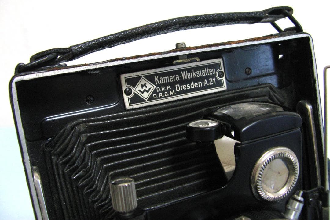 超希少★Kamera Werkstatten Dresden A21蛇腹式カメラ