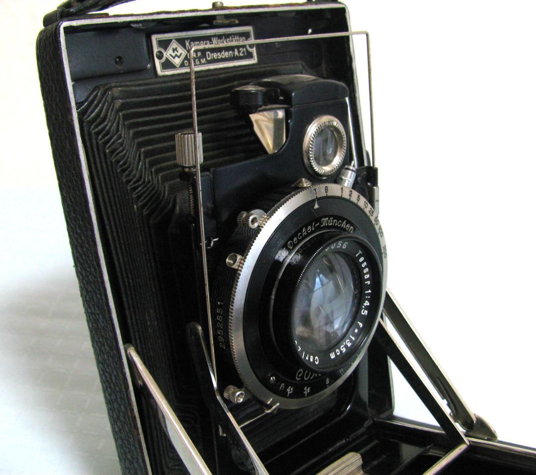 超希少★Kamera Werkstatten Dresden A21蛇腹式カメラ