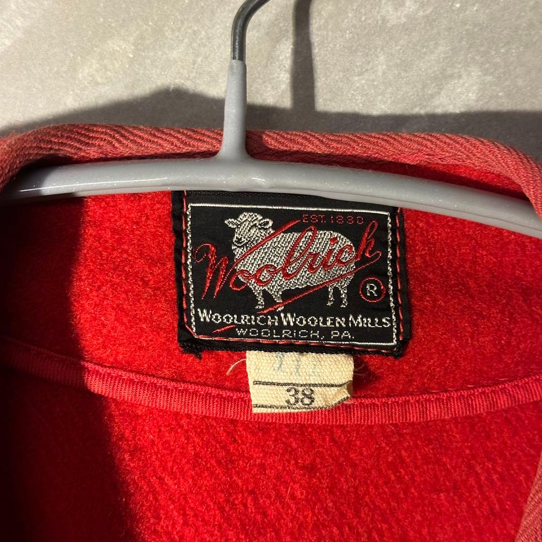 か*す様 50s Woolrich ウールリッチ　ノーカラージャケット　ベスト