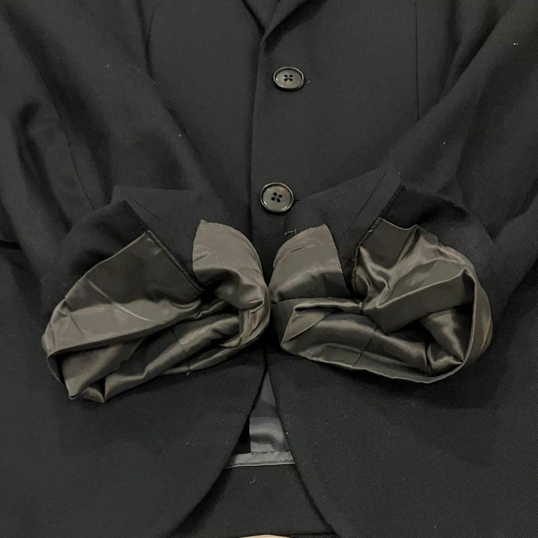 極美品✨️EDIFICE スーツ セットアップ アンコン 伸縮 冠婚葬祭 黒 M