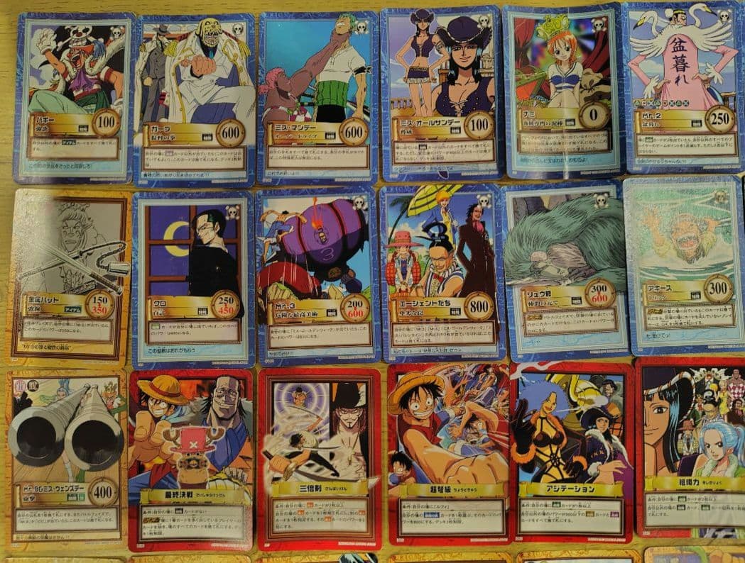 【絶版品】ONE PIECEカードダス ハイパーバトル 62枚 ナミ ゾロ 他