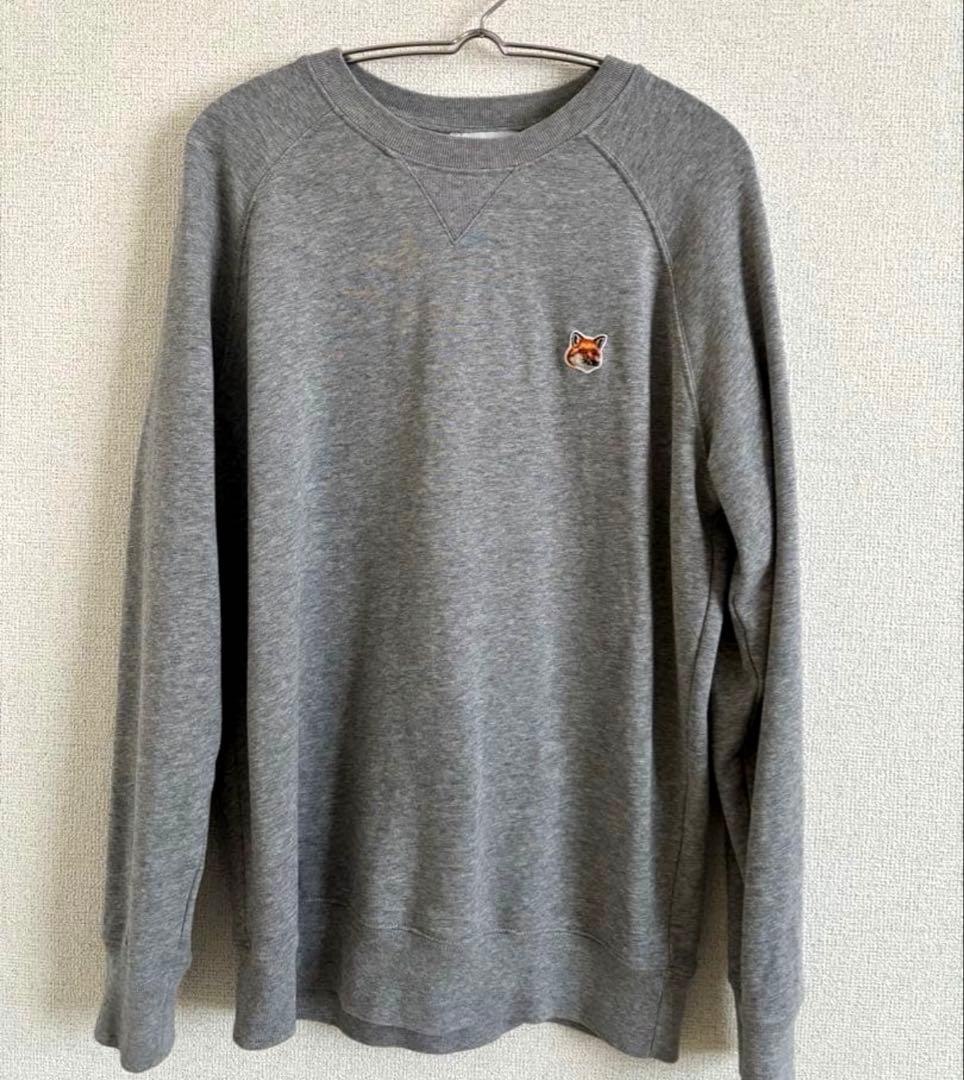 MAISON KITSUNÉ グレー スウェットM