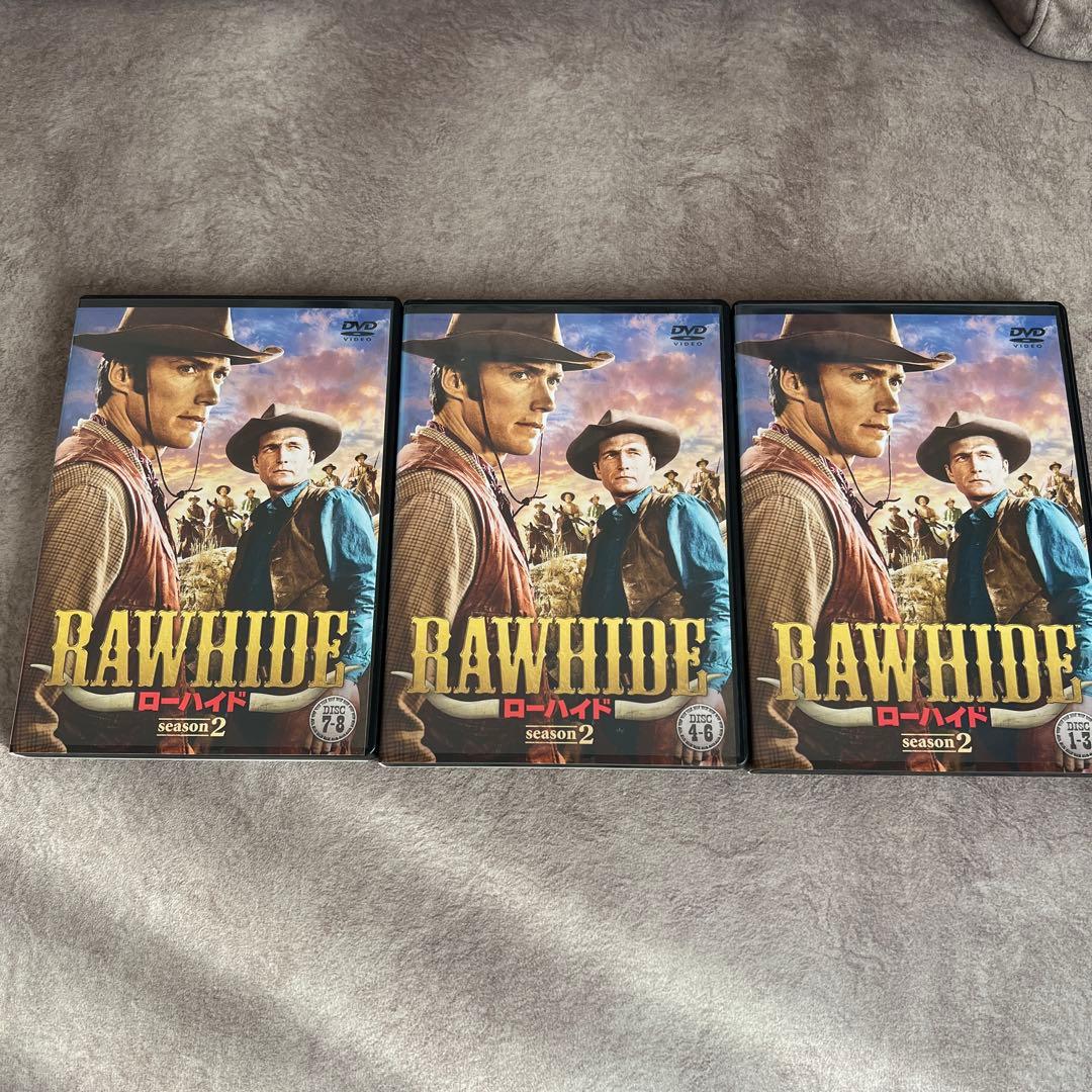 ローハイド RAWHIDE DVD-BOX シーズン1-3 DVD全22枚
