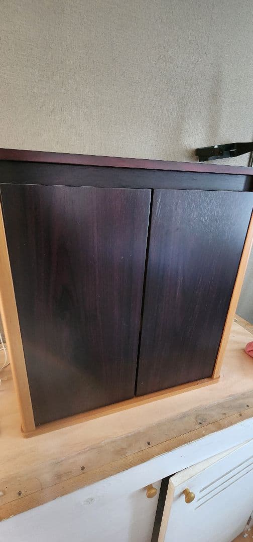 水槽台・キャビネット ダークブラウン