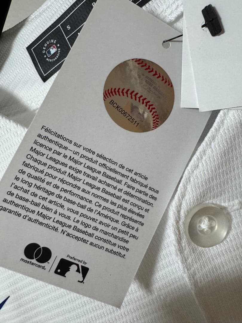 Nike ドジャース 大谷翔平 ユニフォーム ホーム白Ssize