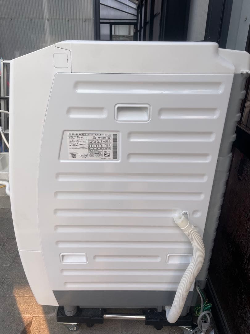 【高年式❗️ほぼ未使用】2024年製 日立ドラム式洗濯機 BD-SV120KL