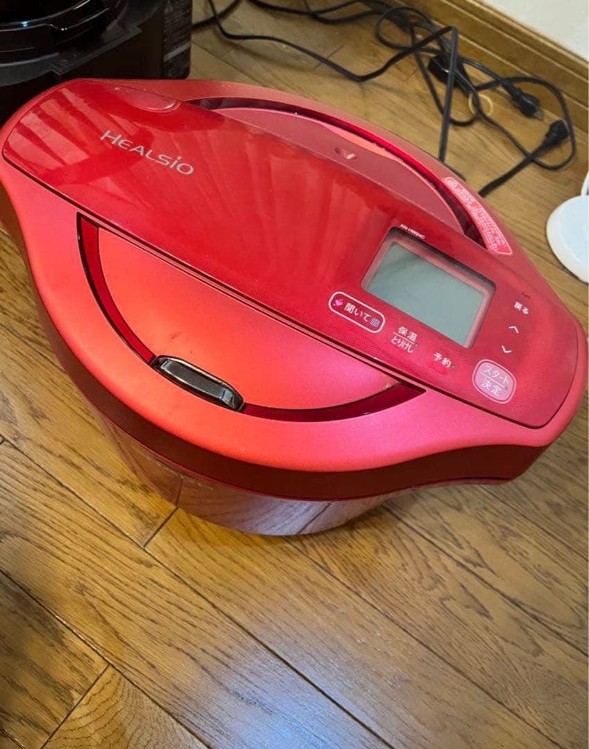 【美品】シャープ ホットクックKN-HW24C-R 2.4L 自動調理 無水調理