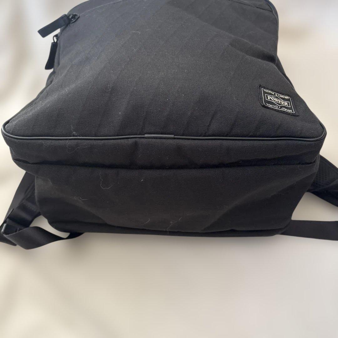 美品✨現行✨ポーター ハイブリッド リュック 黒　2層