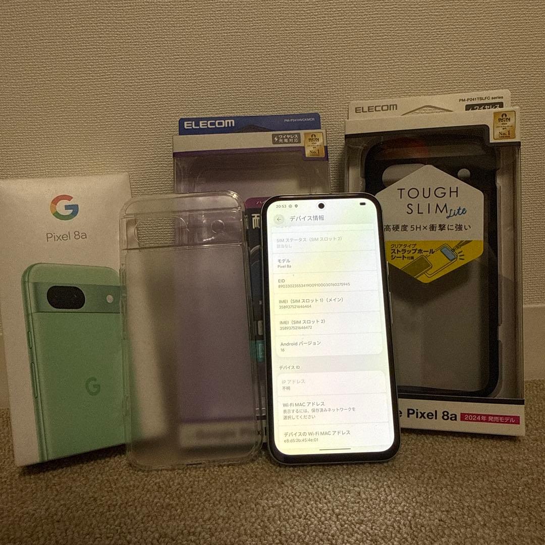 pixel 8a 128GB SIMフリー版