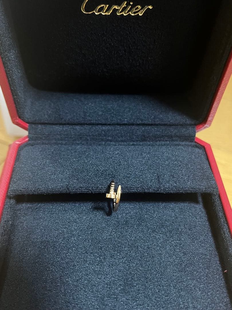 極美品⭐︎カルティエ　ジュストアンクル　ピアス　ミニ　シングル　PG イヤリング