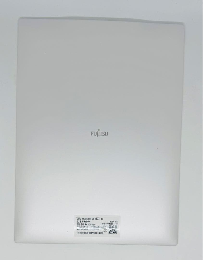 2024年2月製　クアデルノA4GEN2 専用ケース付き