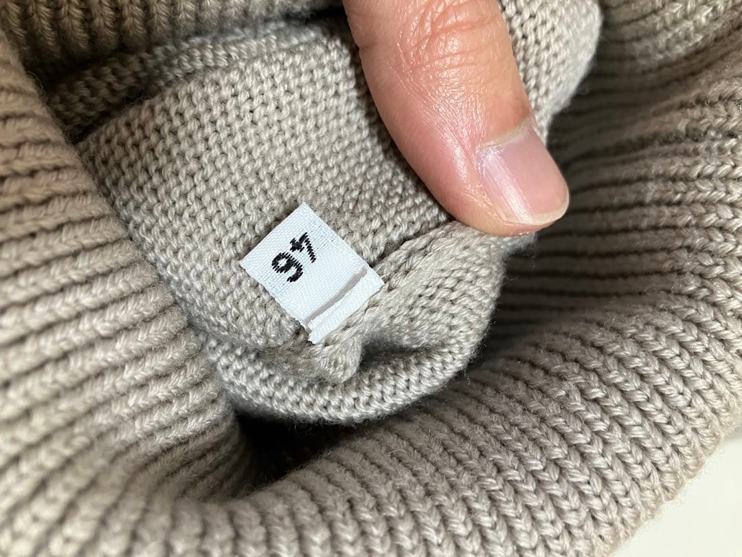 未使用 バフィー BAFY 5G ミドルゲージ タートルネックニット ウール