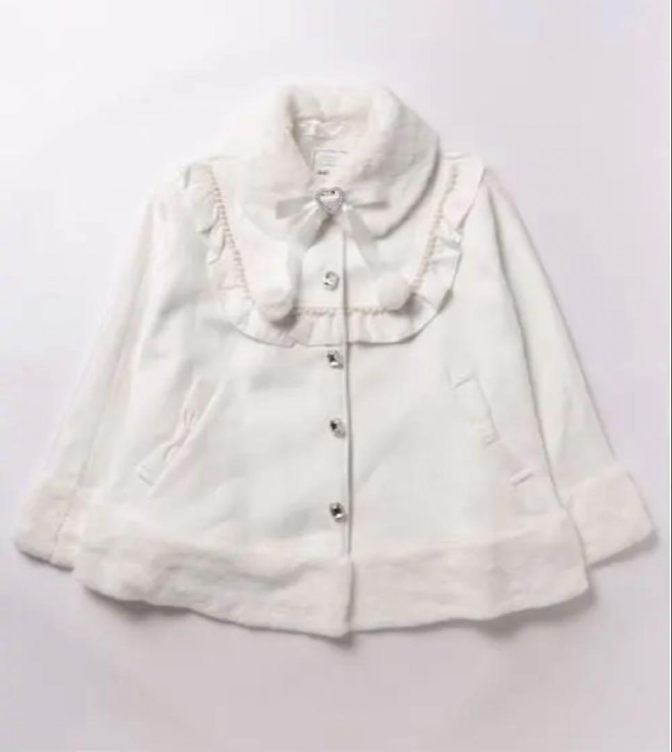 ankrouge アンクルージュ リボンポケットケープコート