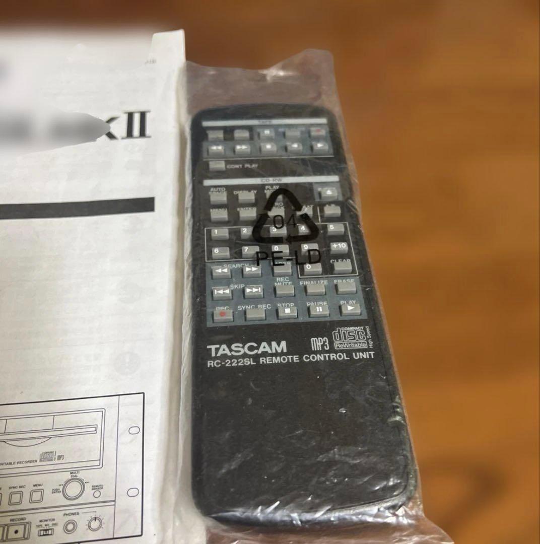 【美品】TASCAM CC-222SLMKII CDレコーダー・カセットデッキ