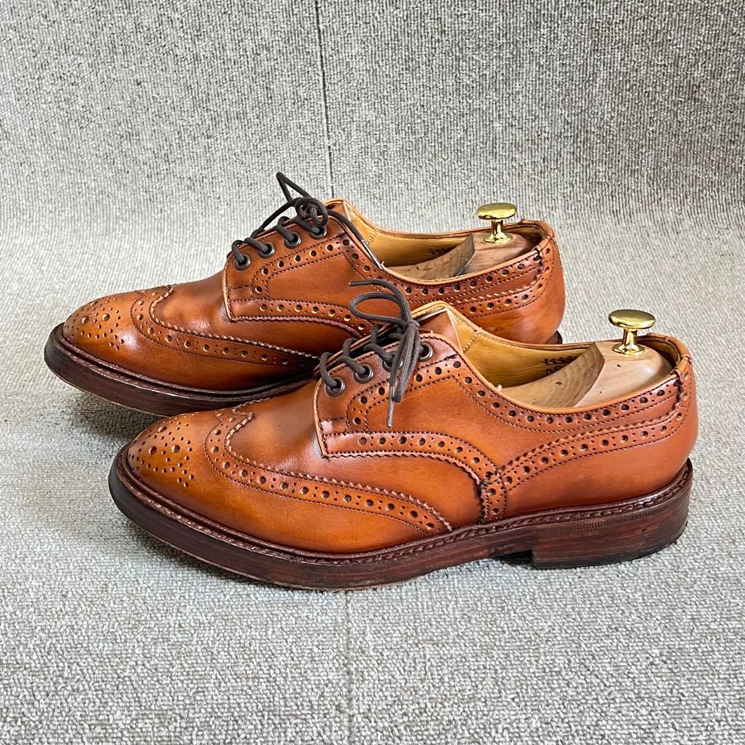 トリッカーズ Tricker's バートン ウィングチップ UK8.5
