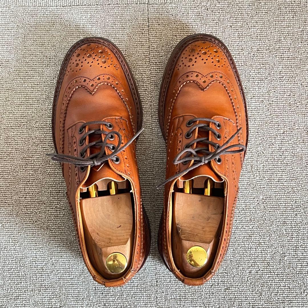 トリッカーズ Tricker's バートン ウィングチップ UK8.5