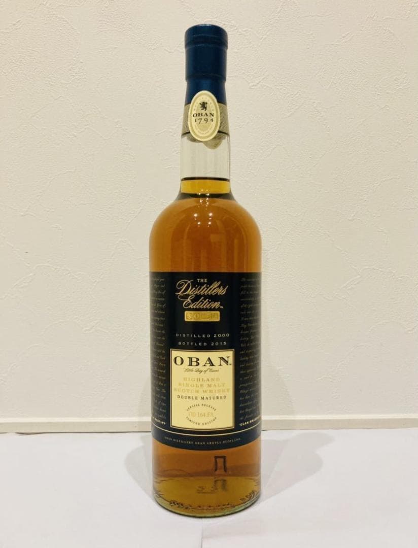 オーバンウイスキーディスティラーズエディション★2000年樽詰め2015年瓶詰め