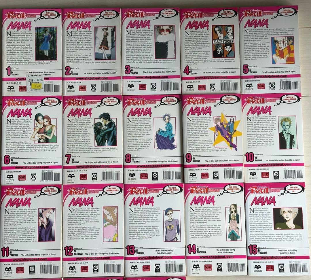 【英語版】NANA全巻 セット矢沢あい 1~21巻 洋書 りぼん 漫画